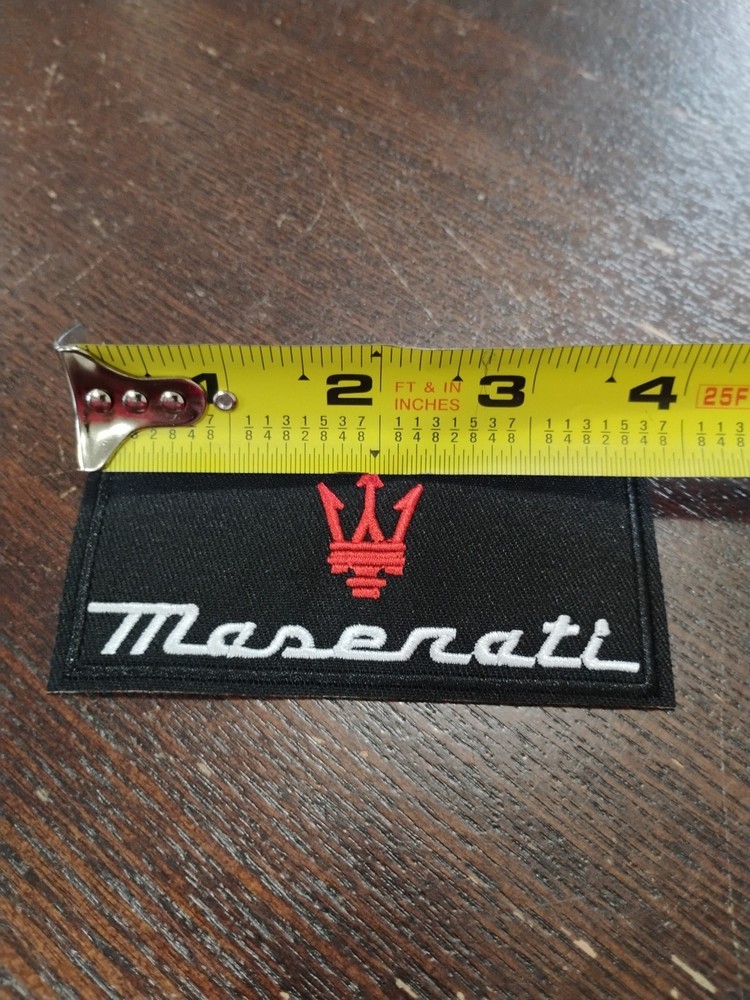 🏎️🏎️ New Maserati Embroidered Iron On Patch