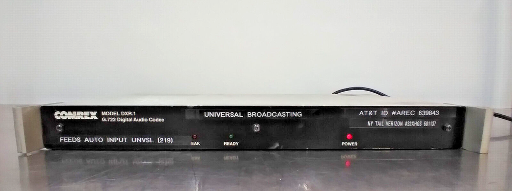 Comrex DXR.1, G722 Digital Audio Codec