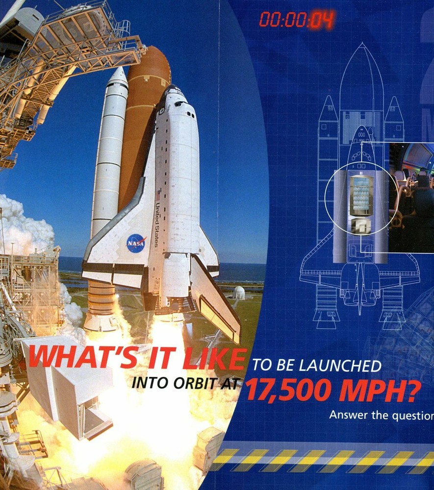 2008 Kennedy Space Center 15 Page Guidebook - Shuttle Launch Experience Opens