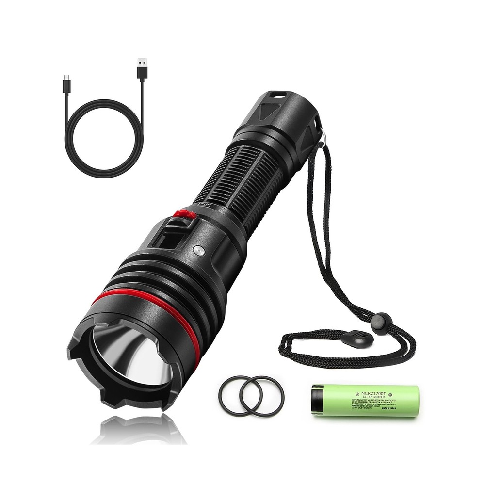 LetonPower Dive Light, Underwater Flashlight, 2000Lumens Dive Lights Scuba Di...