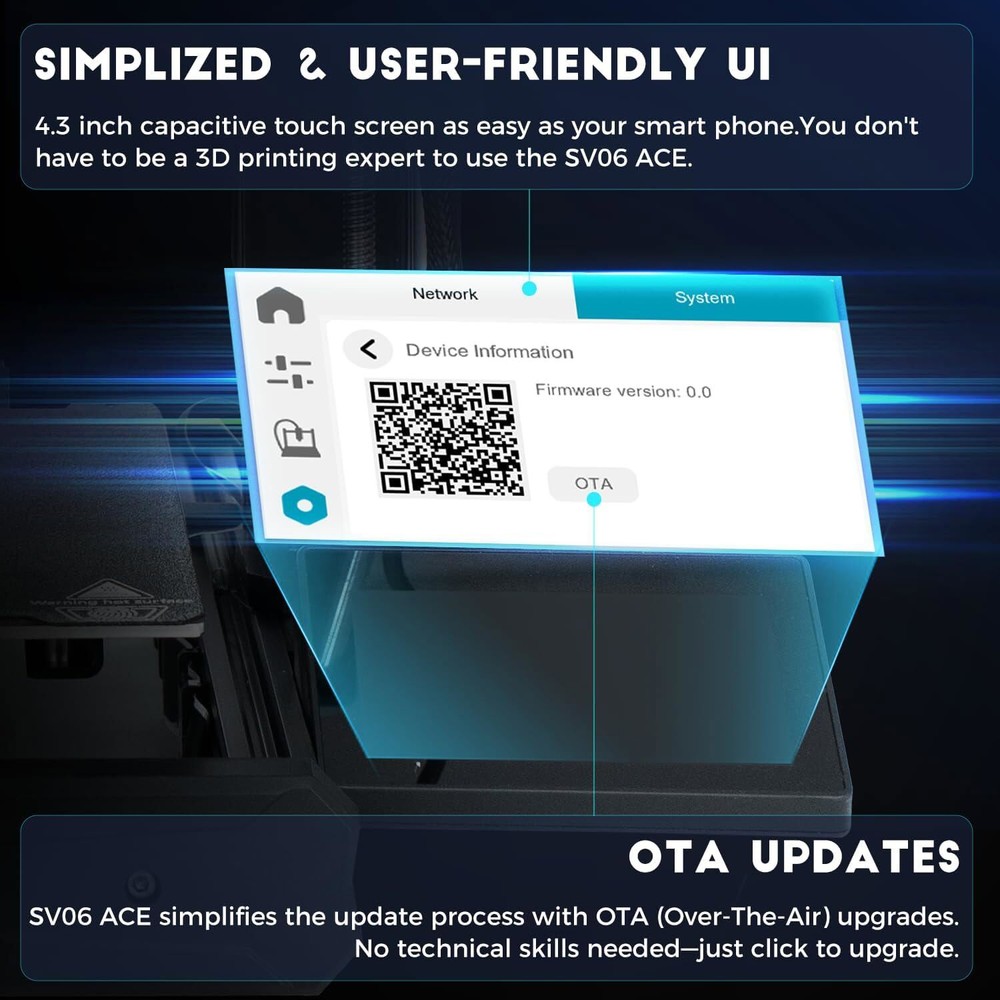 Sovol Zero/SV08/SV06 Plus Ace/SV06 Ace Open Source 3D Printer High Performance