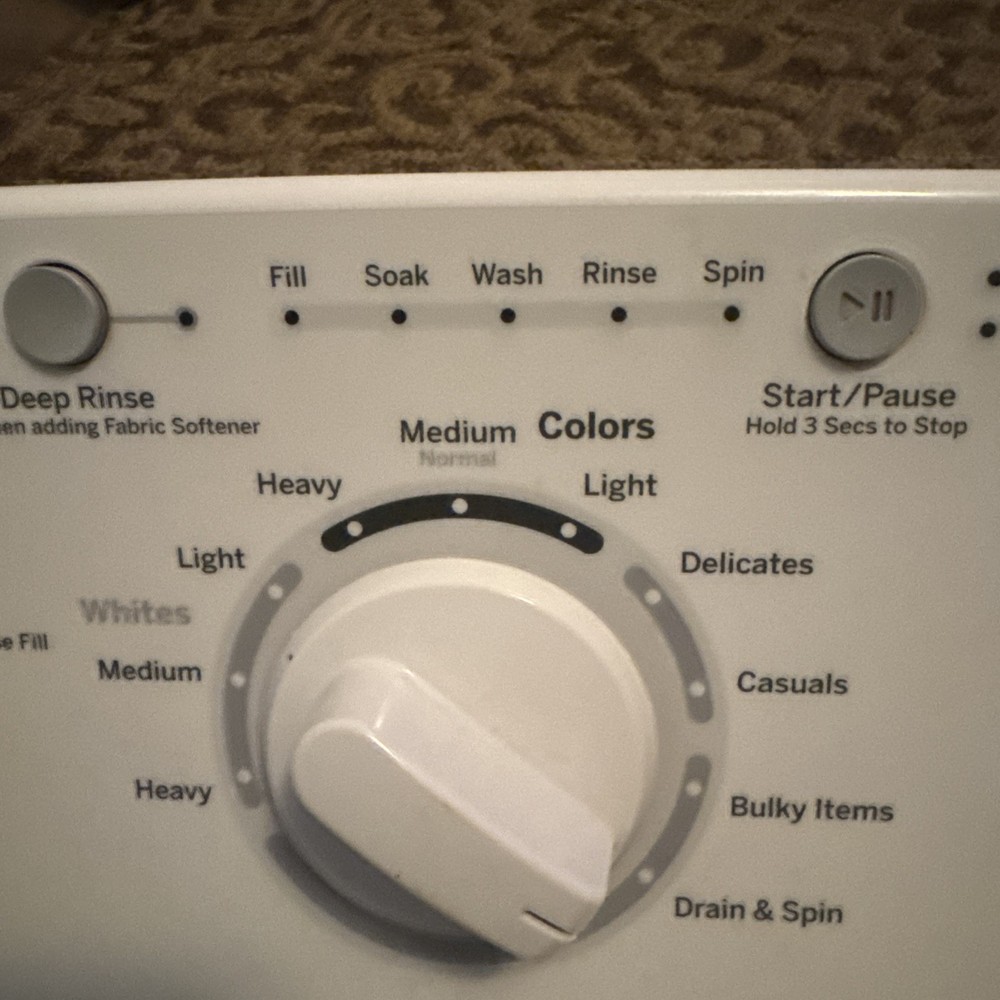 OEM GE Washer GTW220ACK6WW Complete Control Panel