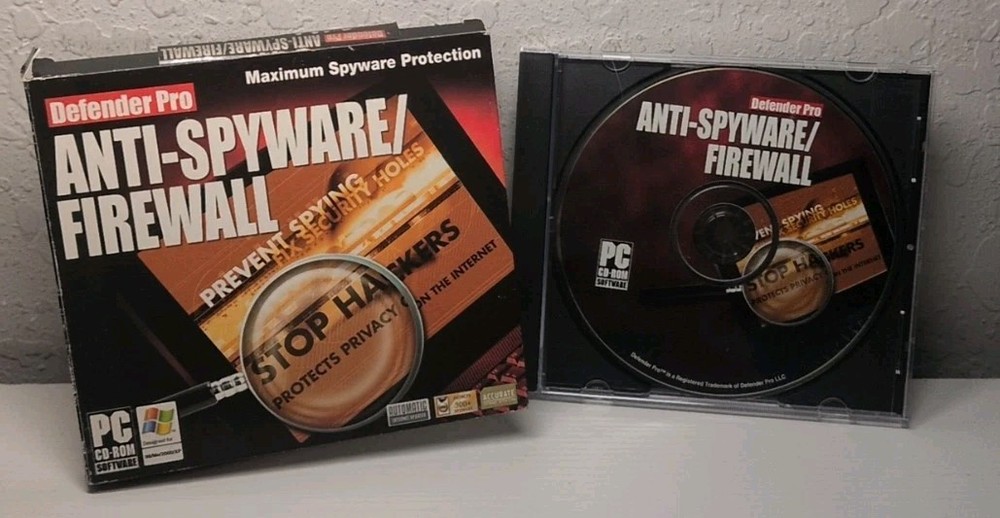 Defender Pro Plus Anti Virus / Firewall PC CD ROM B232