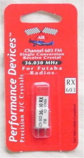 Futaba 36Mhz Channel 603 (36.030) FM Receiver Crystal