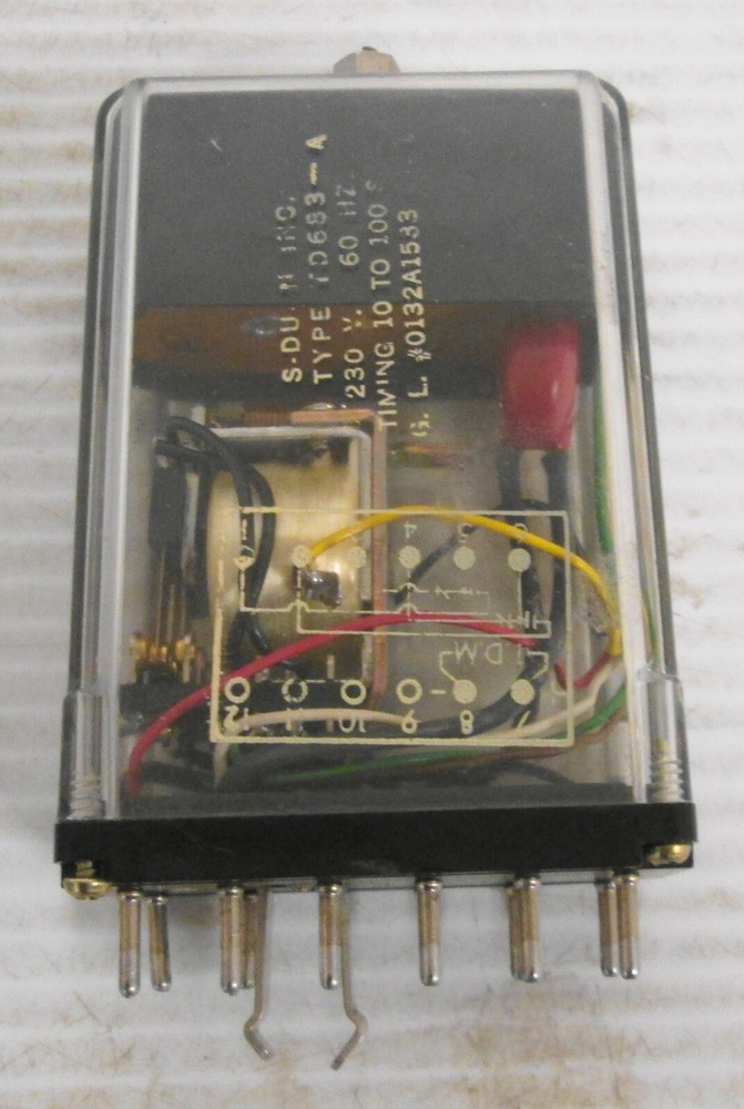 S-Dunn TD683-A Time Delay Relay 230V 60Hz 10-100Sec