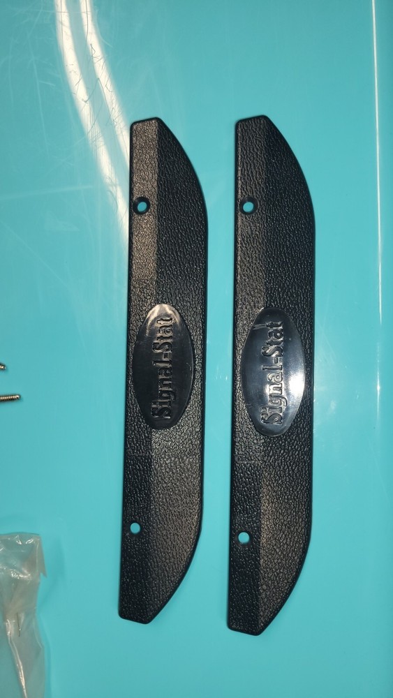 Signal Stat Dual Comm Lightbar Plastic Endcaps New