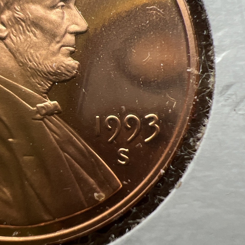 1993 S ~ PROOF ~ Lincoln Memorial Cent ~Uncirculated ~ Very Nice !!!!