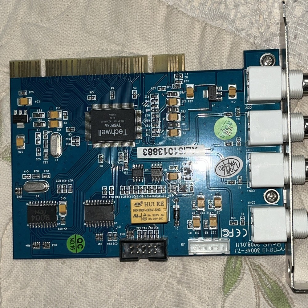 Techwell PCbased 4- Channel Digital Video Recording VDR QSPDVR04 Model