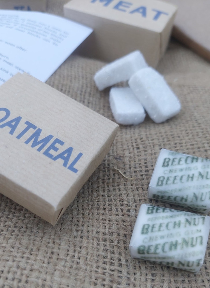 British WW2 24hr Ration Pack - Full weight prop item non perishable