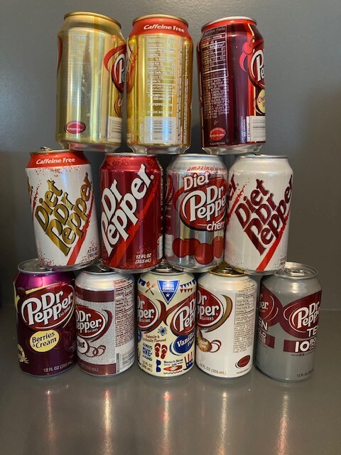 Dr Pepper Can Collector Starter Kit (12 pack)