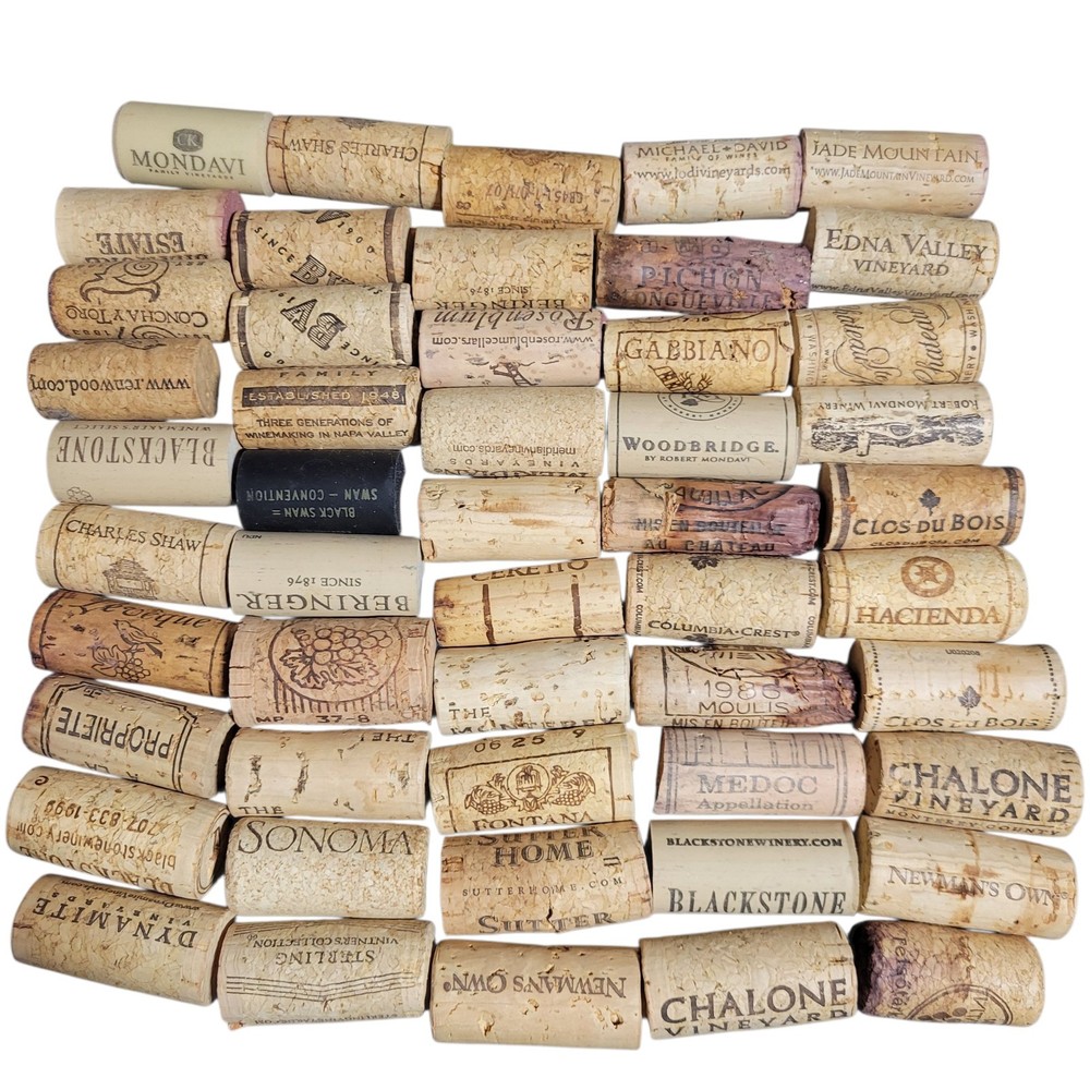 175 Wine Corks Assorted Brands Upcycle