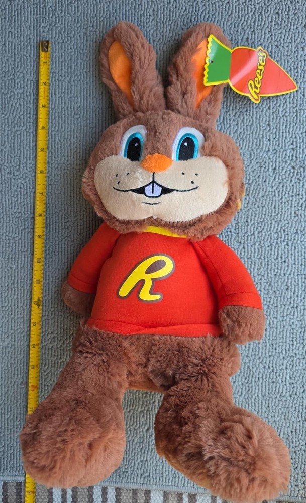 Reese's Reester the Bunny Plush Rabbit Easter SMALL DISCOLORED TAIL SEE PICS
