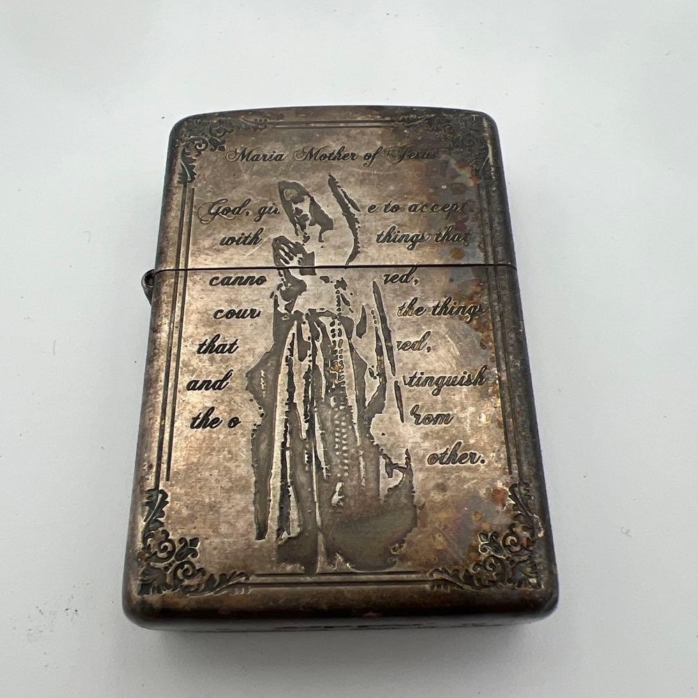 Maria Sculpture Design Zippo Vintage