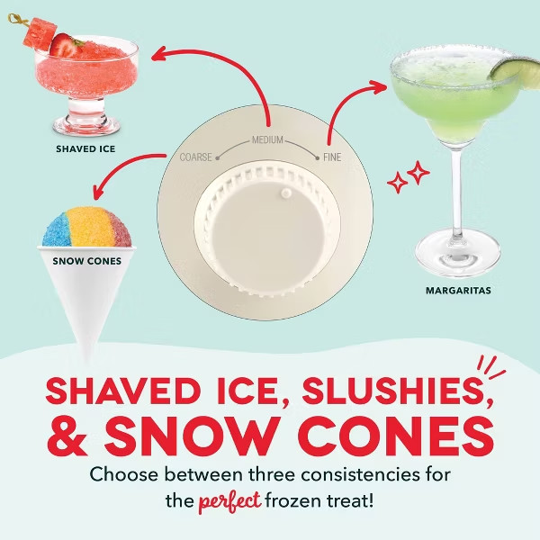 Dash Deluxe Shaved Ice and Slushy Maker