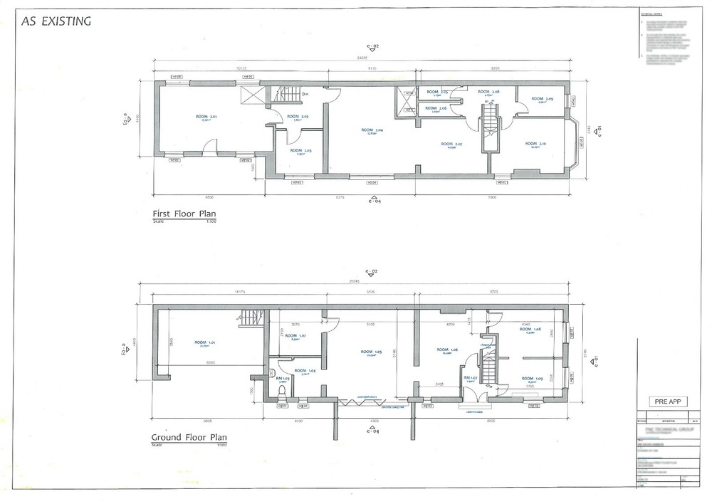 CAD Drafting Services for Architectural Blueprint Drawing Plans, A3 Print & PDF