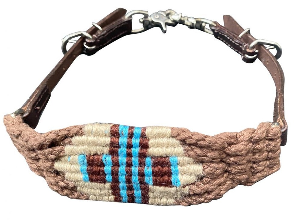 Showman Aztec Design Multi-Strand Wool String Wither Strap