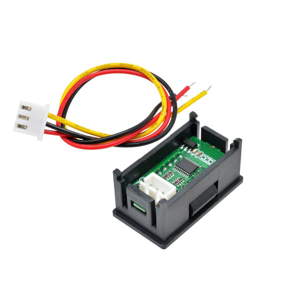 DC 0-100V 0.36"LED Display 3-wire Voltmeter Voltage Meter Panel Red/Blue/Green