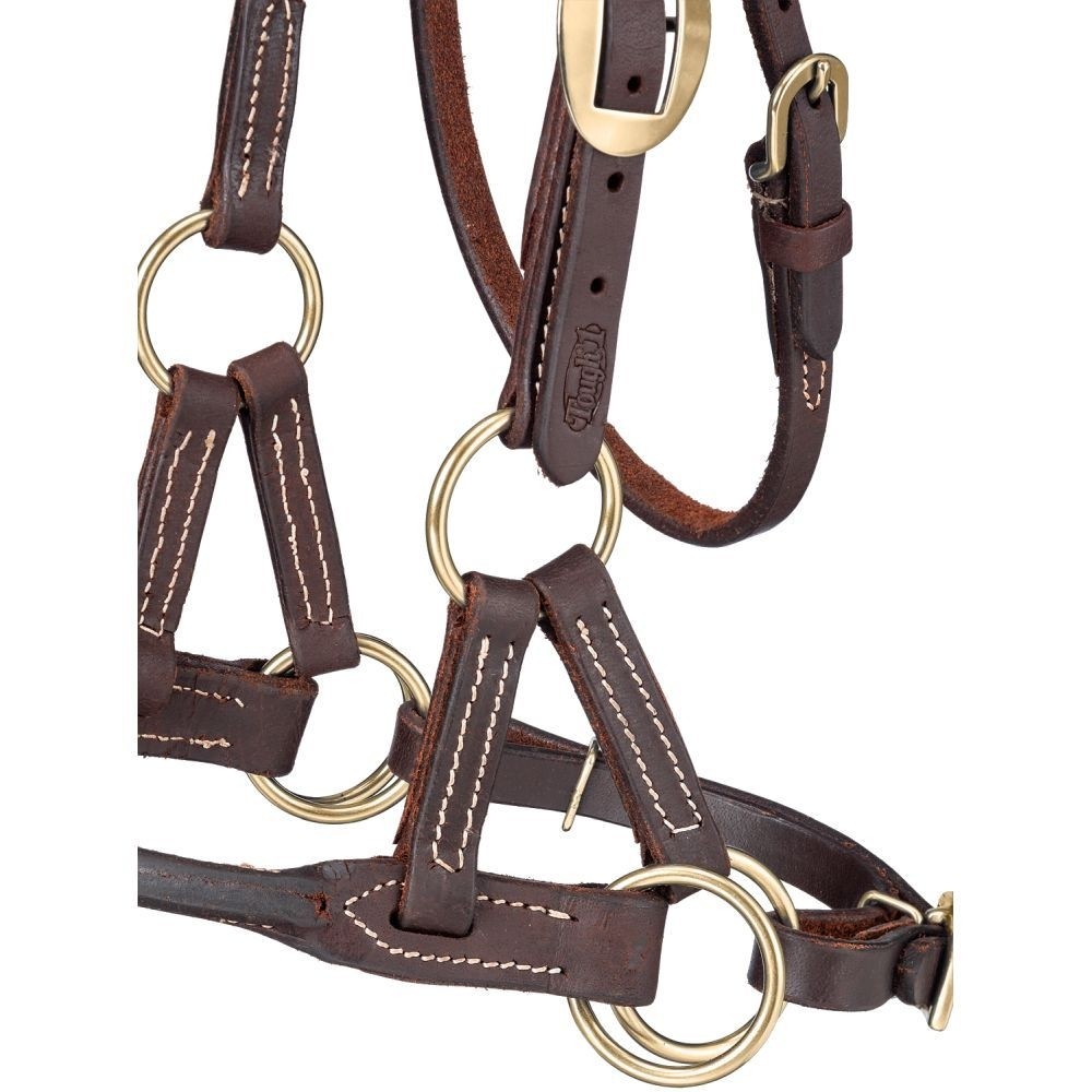 Side Pull Headstall - Oiled Rolled Harness Leather