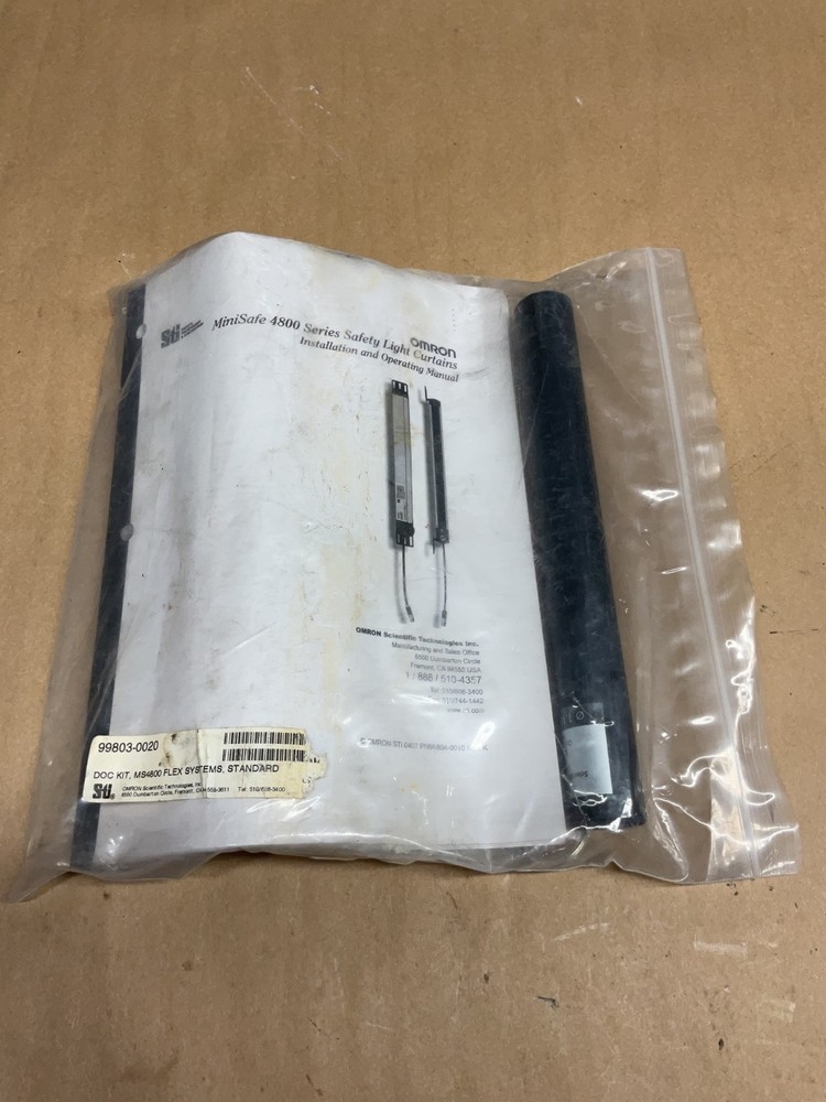 Sti Omron 99803-0020 Doc Kit, MS4800 Flex Systems #4001X111