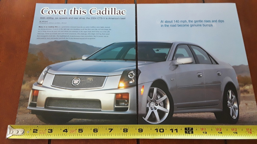 2004 CADILLAC CTS-V  ORIGINAL 2004 ARTICLE