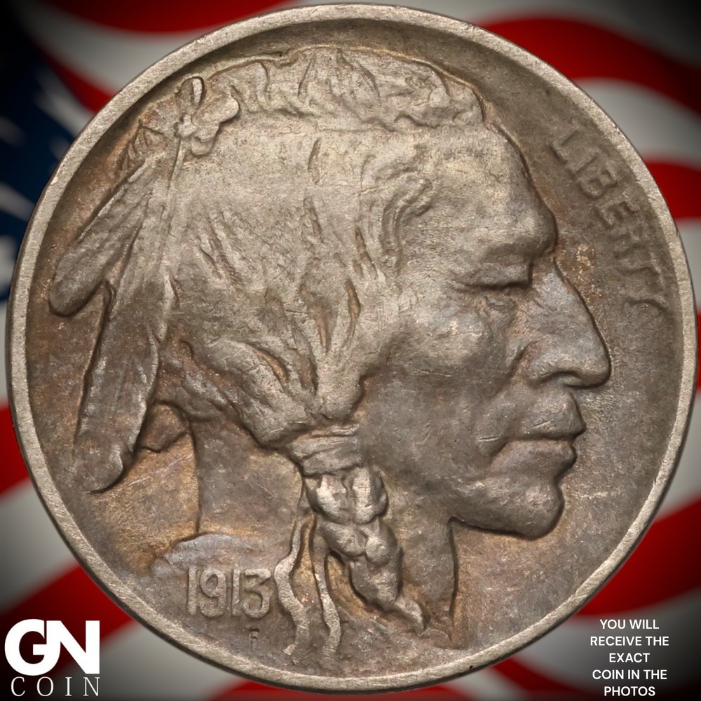 1913 P TYPE 1 Buffalo Nickel A8070