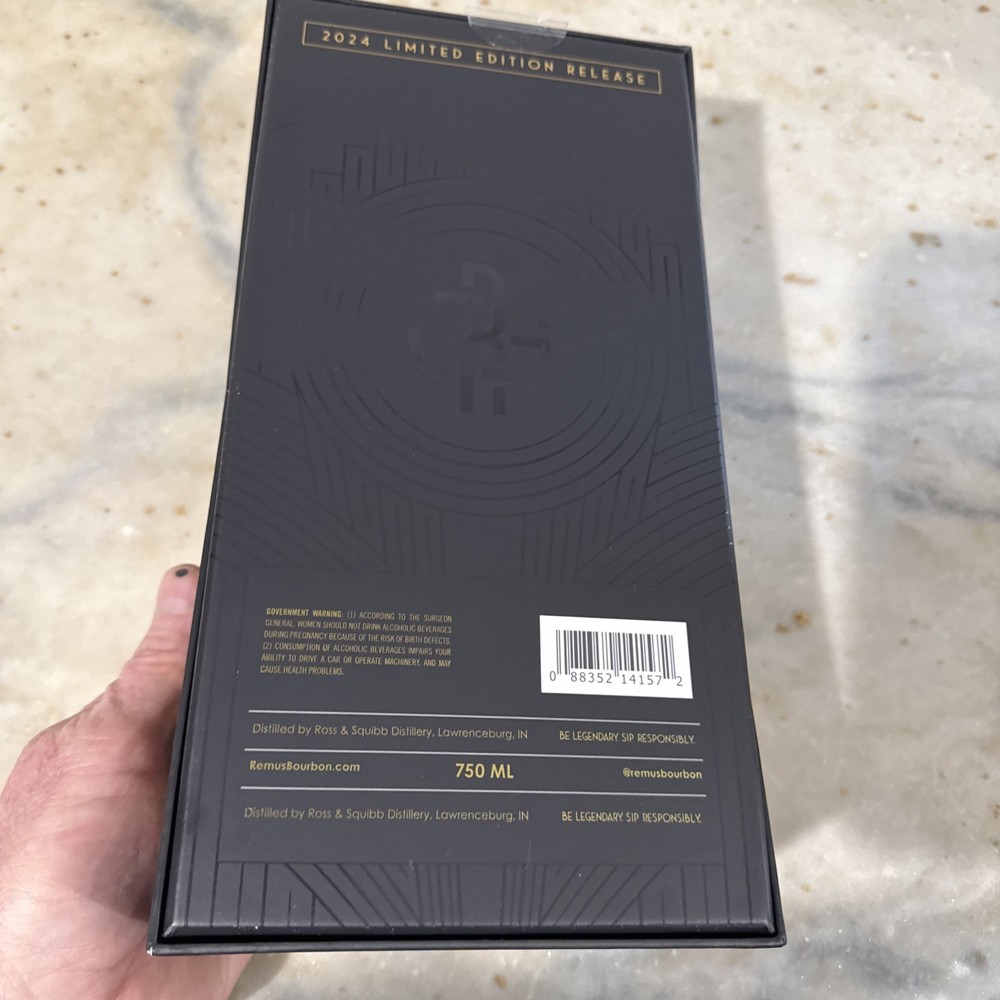 Remus Gary Reserve 2024 Limited Release Empty Box