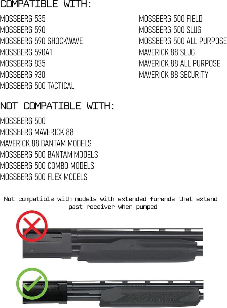 Side Saddle Shell Holder - Mossberg 500/590 - 20 ga