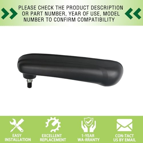 Front Driver Side Seat Armrest Adjustable Arm Rest Black Front Driver Side