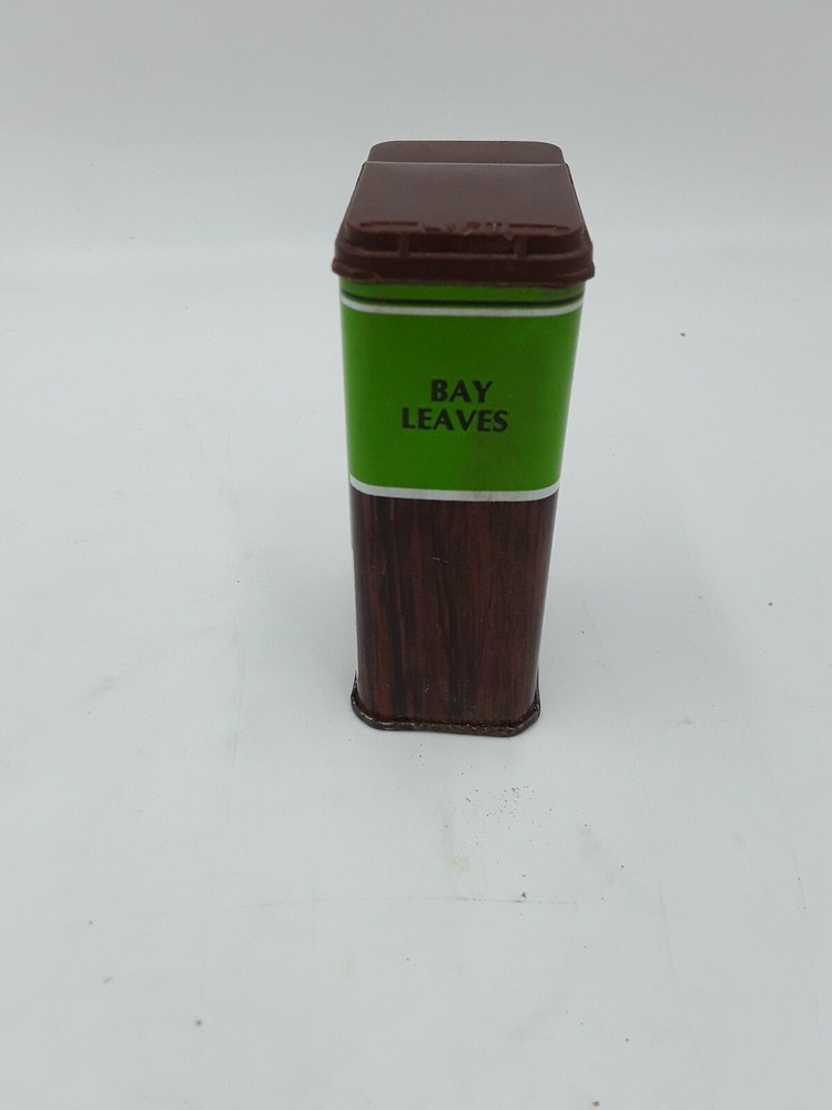 Vintage Crown Colony Bay Leaves Tin Can