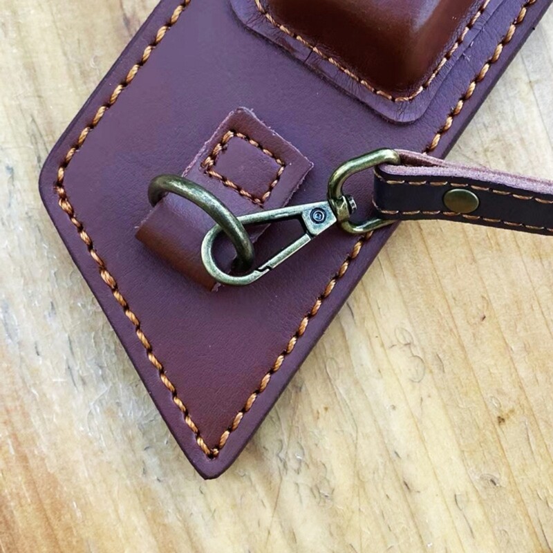 PU Leather Cutter Sheath Multi Layer PU Leather Holsters Back Hanging Cutter