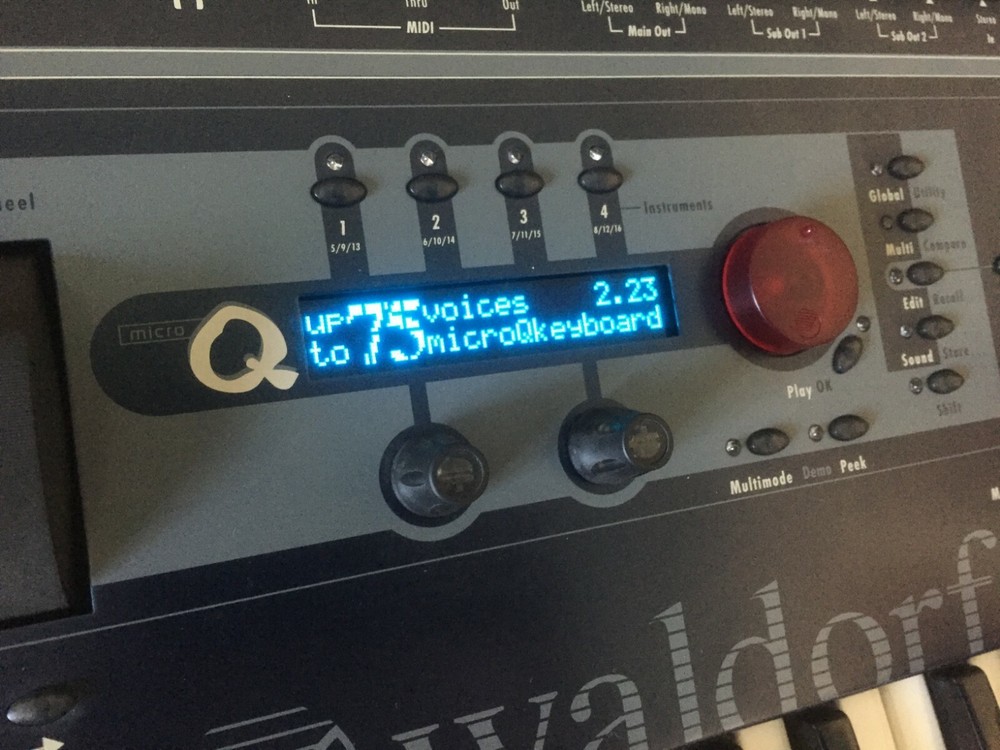 Waldorf Q Series / Micro Q Series / Rack Attack / Custom OLED Display !