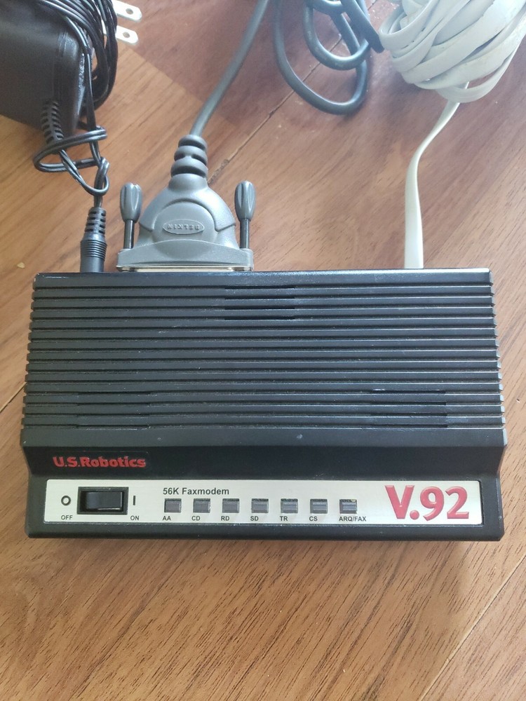 US Robotics V.92 USR5686E  External Modem + Fax