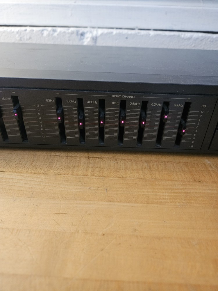 Technics SH-8017 Stereo Graphic Equalizer Tested&Works Vintage