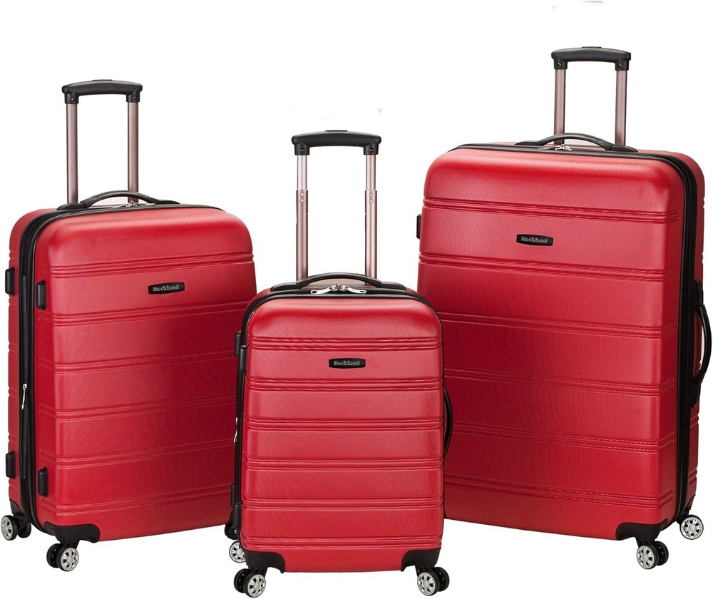 Melbourne Hardside Expandable Spinner Wheel Luggage Navy Checked Large 28