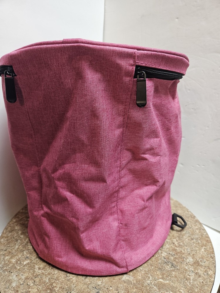 Pink Knitting Yarn Storage Bag