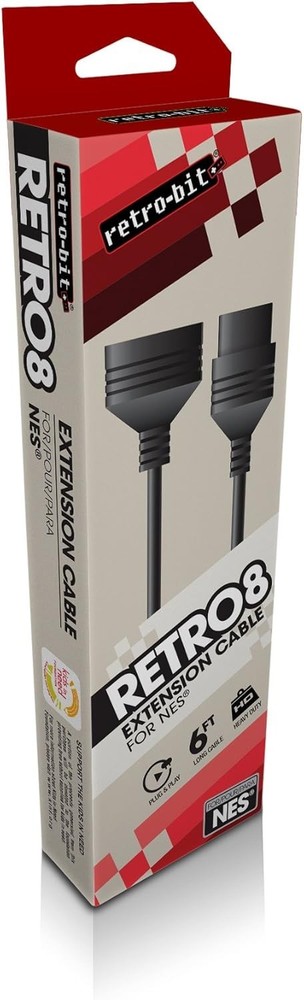 Retro-Bit NES Extension Cable 6ft