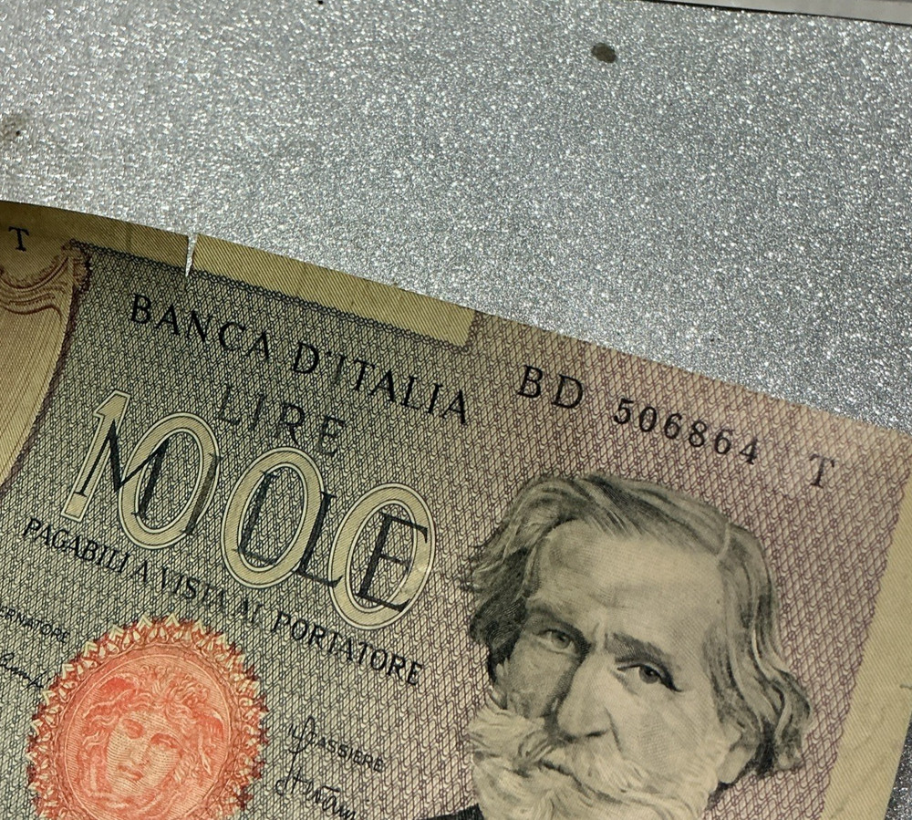 Banknote, Italy, 1000 Lire