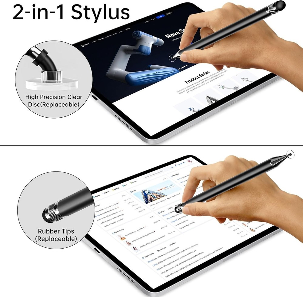 Versatile Touch Screen Stylus Set - 5 Colors, Ideal Gift for Professionals