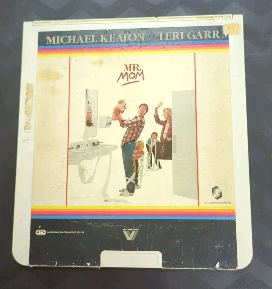 Mr. Mom CED VideoDisc Movie Michael Keaton