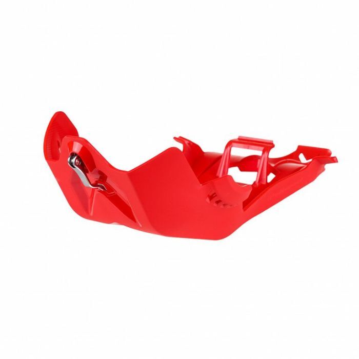POLISPORT SKID PLATE WITH LINK PROTECTOR RED