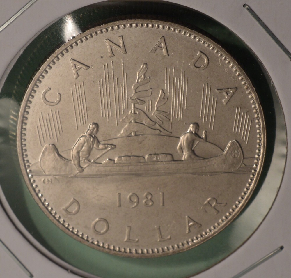 1981 Canada Nickel Dollar - BU / UNC from original roll