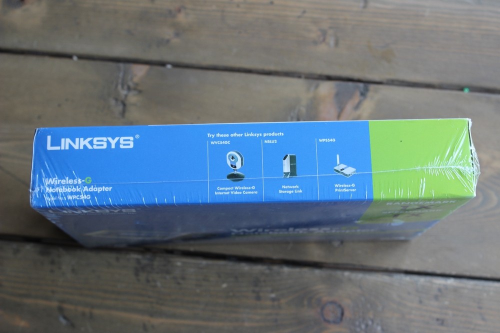 Linksys Wireless-G Notebook Adapter (WPC54G) NEW IN BOX