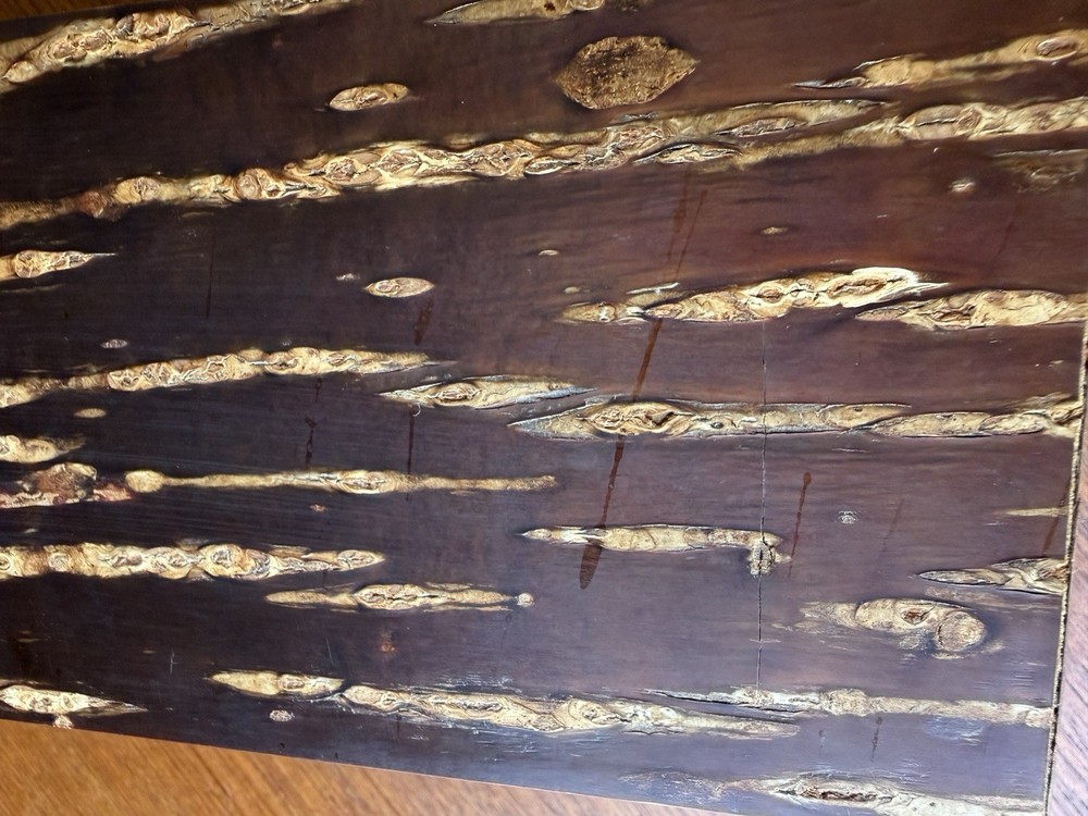 Japanese Style Cherry Bark Rectangle Dispenser Storage Case Deco