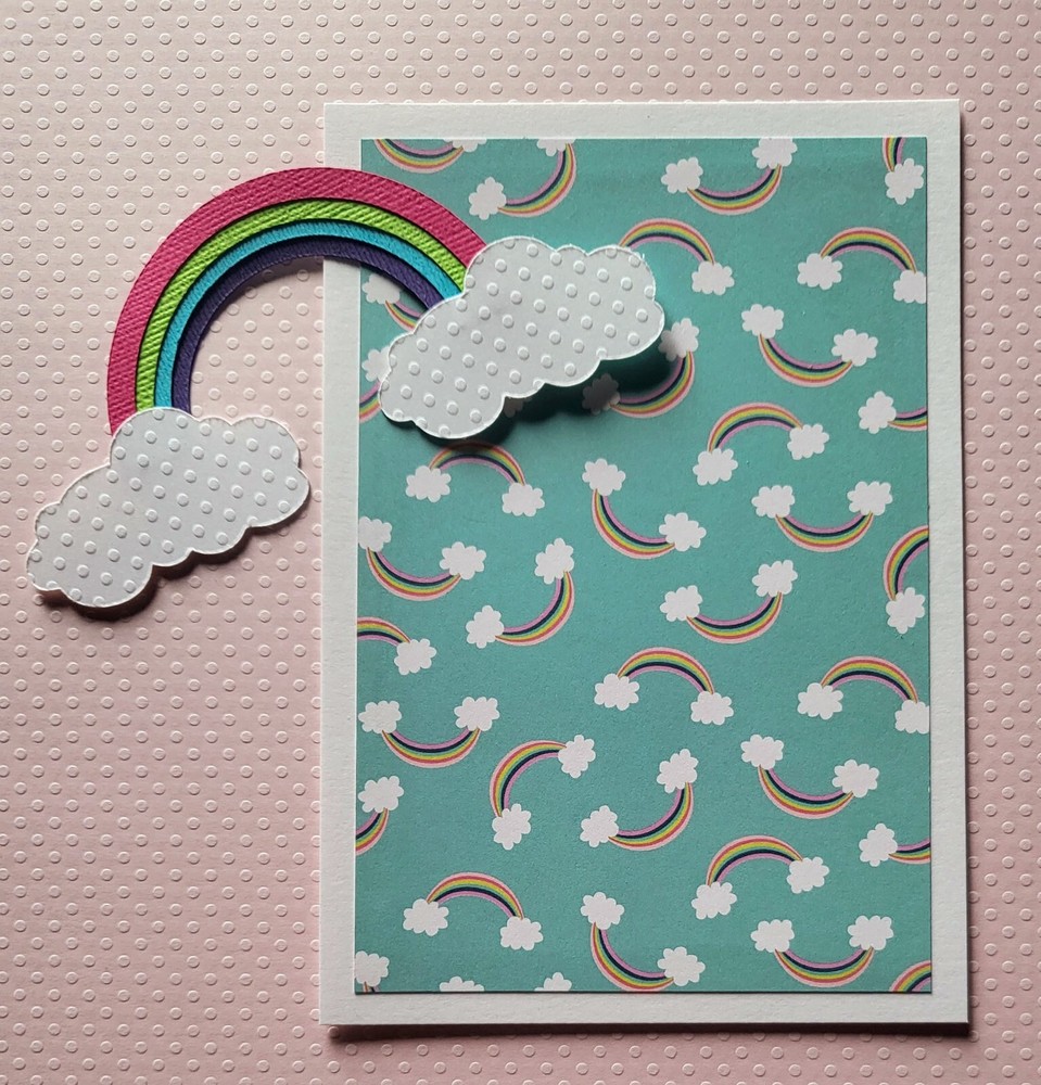 Rainbow Mat Set.  Scrapbook, Card Making Paper Piecing