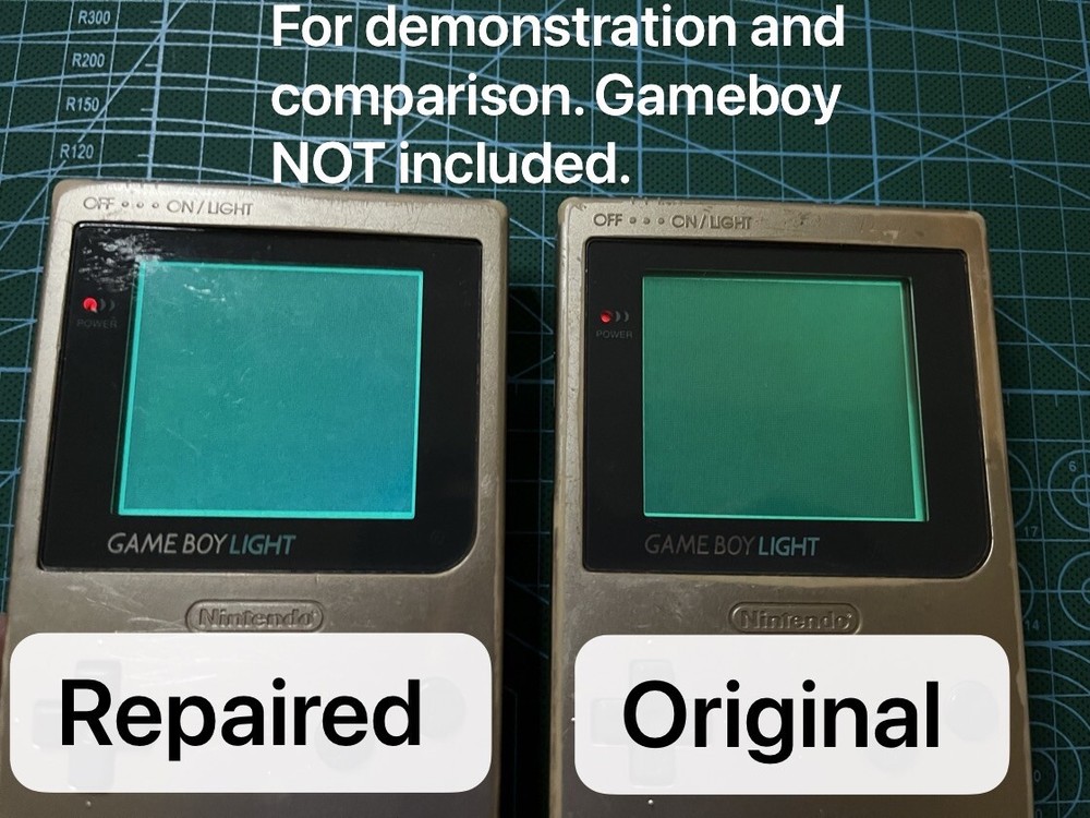 Nintendo Game Boy Light GBL Original OEM LCD Screen Replacement - Repaired