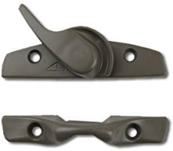 Modern Stone Color Sash Lock & Keeper for Secure Andersen Windows, 1968-Present