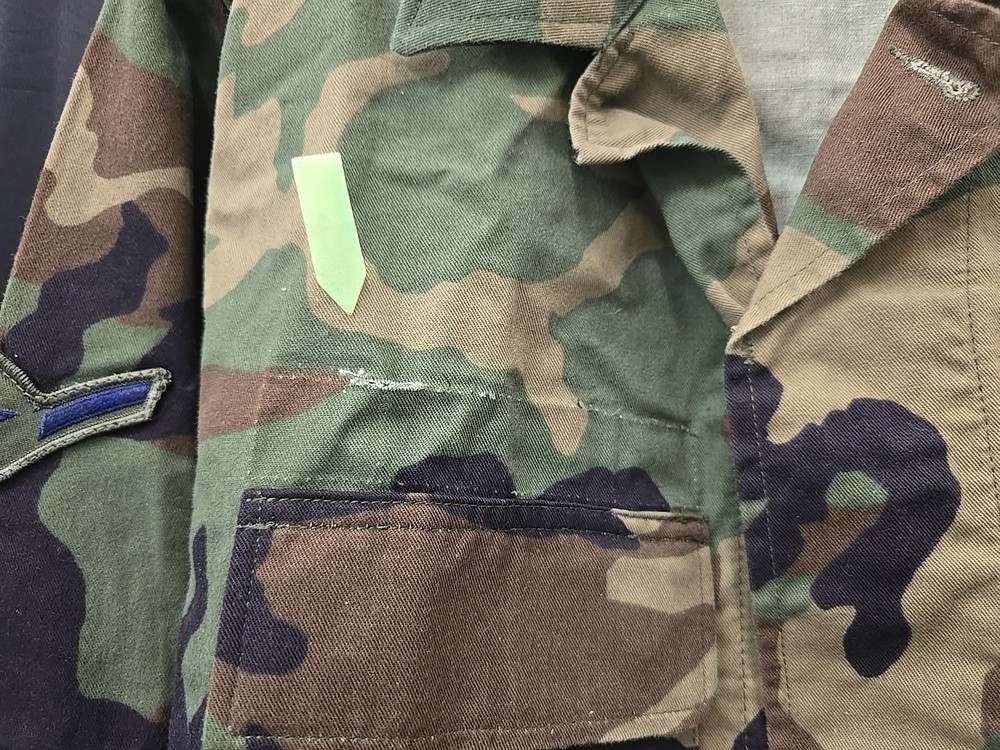Salty USGI Coat Combat Woodland Pattern Small Long