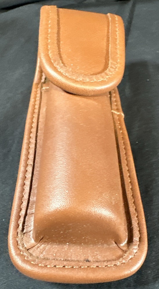 ASP Triad Scabbards Clip-On Carrier Flashlight Case Leather