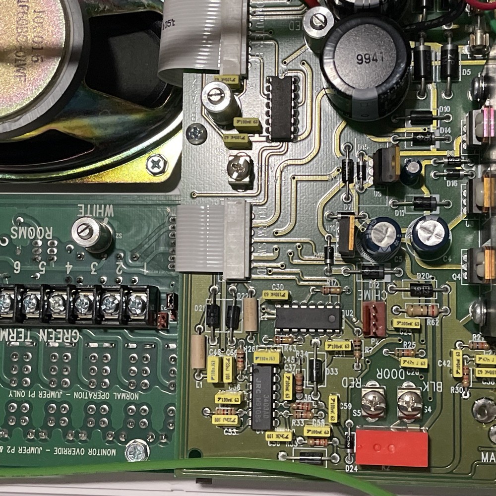 M&S Systems Model MC602 Intercom Panel (FOR PARTS, AS-IS)