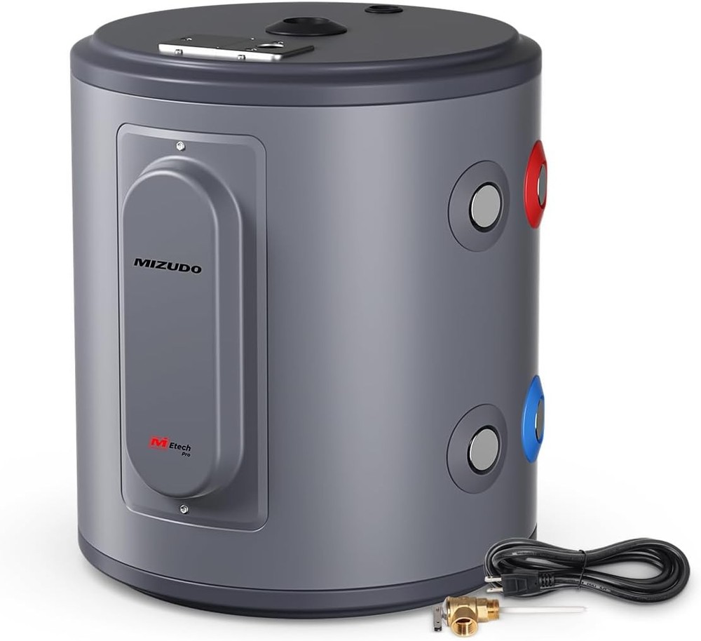 MIZUDO 6 Gallons Tank Water Heater Electric Instant Hot Water Supply System RV